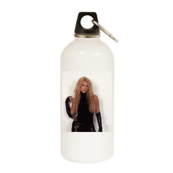 Shakira White Water Bottle With Carabiner