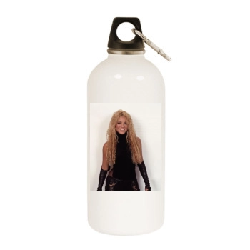 Shakira White Water Bottle With Carabiner