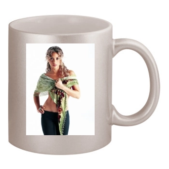 Shakira 11oz Metallic Silver Mug