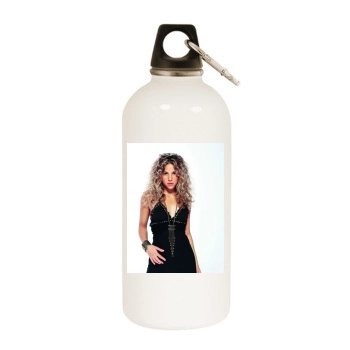 Shakira White Water Bottle With Carabiner