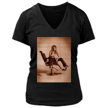 Shakira Women's Deep V-Neck TShirt