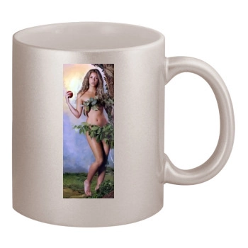 Shakira 11oz Metallic Silver Mug