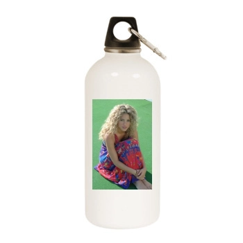 Shakira White Water Bottle With Carabiner