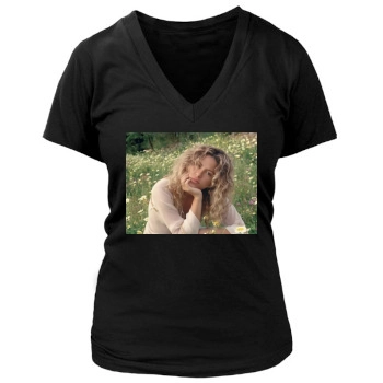 Shakira Women's Deep V-Neck TShirt