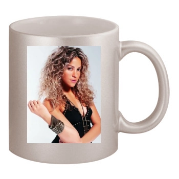 Shakira 11oz Metallic Silver Mug