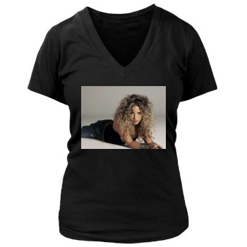 Shakira Women's Deep V-Neck TShirt