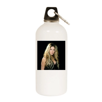 Shakira White Water Bottle With Carabiner