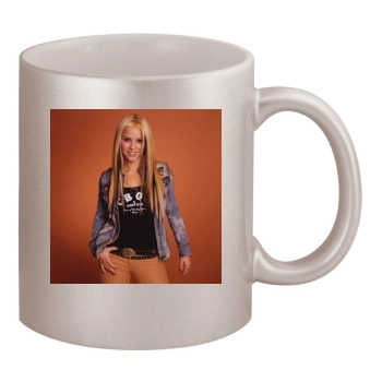 Shakira 11oz Metallic Silver Mug