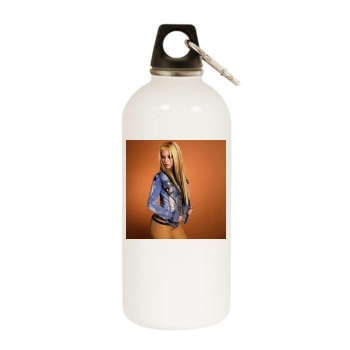 Shakira White Water Bottle With Carabiner