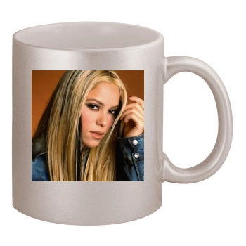 Shakira 11oz Metallic Silver Mug