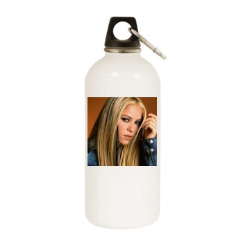 Shakira White Water Bottle With Carabiner