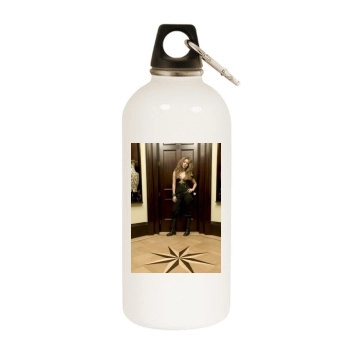 Shakira White Water Bottle With Carabiner