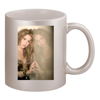 Shakira 11oz Metallic Silver Mug