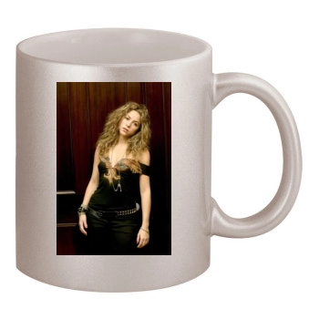 Shakira 11oz Metallic Silver Mug