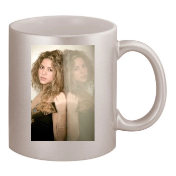 Shakira 11oz Metallic Silver Mug