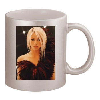 Shakira 11oz Metallic Silver Mug