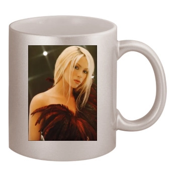 Shakira 11oz Metallic Silver Mug