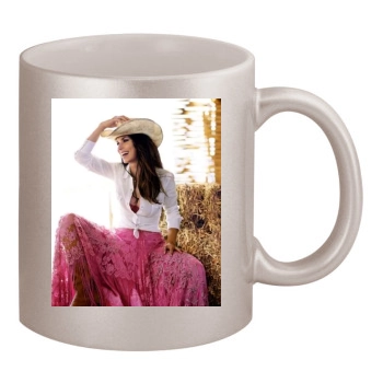 Shania Twain 11oz Metallic Silver Mug