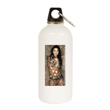 Shania Twain White Water Bottle With Carabiner