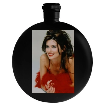 Shania Twain Round Flask