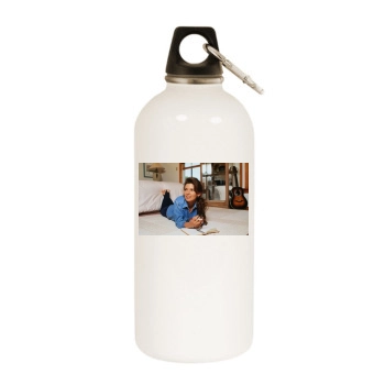 Shania Twain White Water Bottle With Carabiner