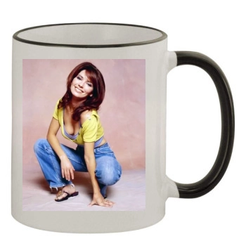 Shania Twain 11oz Colored Rim & Handle Mug