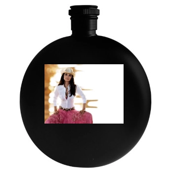 Shania Twain Round Flask