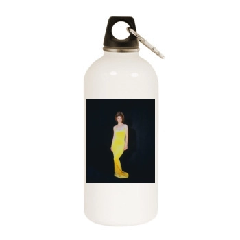 Shania Twain White Water Bottle With Carabiner