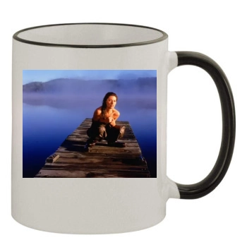 Shania Twain 11oz Colored Rim & Handle Mug