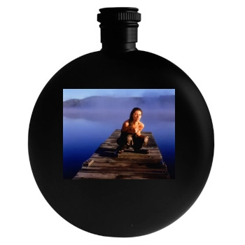 Shania Twain Round Flask