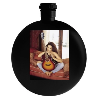 Shania Twain Round Flask