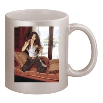 Shania Twain 11oz Metallic Silver Mug