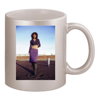 Shania Twain 11oz Metallic Silver Mug