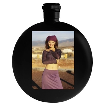 Shania Twain Round Flask