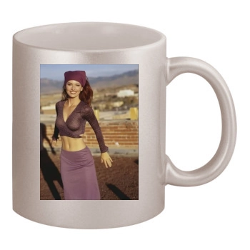 Shania Twain 11oz Metallic Silver Mug