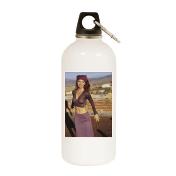 Shania Twain White Water Bottle With Carabiner