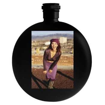 Shania Twain Round Flask