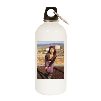 Shania Twain White Water Bottle With Carabiner