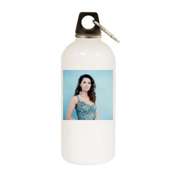 Shania Twain White Water Bottle With Carabiner