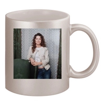 Shania Twain 11oz Metallic Silver Mug