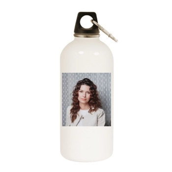 Shania Twain White Water Bottle With Carabiner