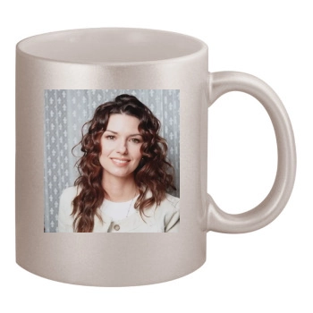 Shania Twain 11oz Metallic Silver Mug