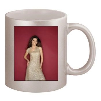 Shania Twain 11oz Metallic Silver Mug