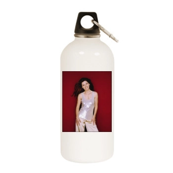 Shania Twain White Water Bottle With Carabiner