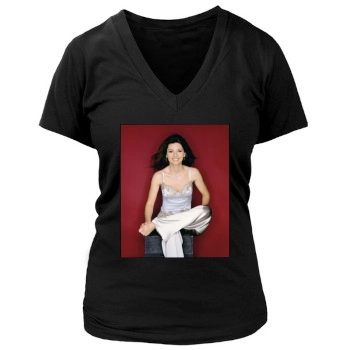 Shania Twain Women's Deep V-Neck TShirt