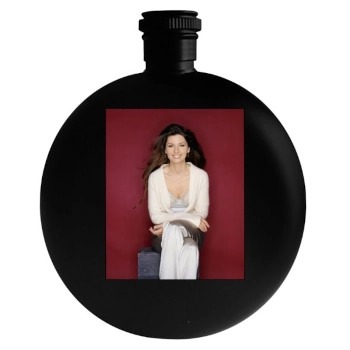 Shania Twain Round Flask