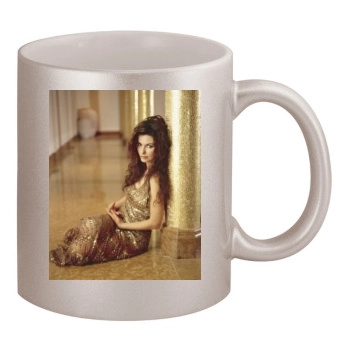 Shania Twain 11oz Metallic Silver Mug