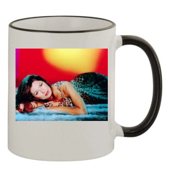 Shania Twain 11oz Colored Rim & Handle Mug