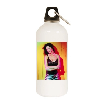 Shania Twain White Water Bottle With Carabiner