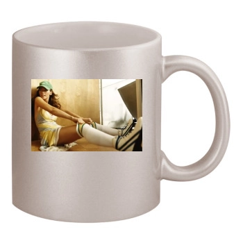 Shania Twain 11oz Metallic Silver Mug